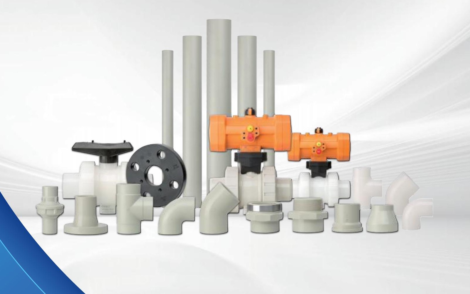 PPH pipe fitting valve